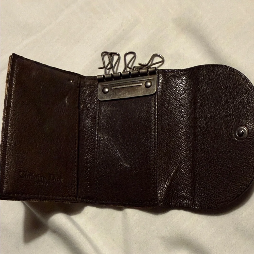 Dior vintage monogram keychain